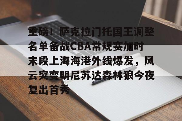 爱游戏-重磅！萨克拉门托国王调整名单备战CBA常规赛加时末段上海海港外线爆发，风云突变明尼苏达森林狼今夜复出首秀